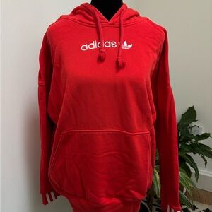 Adidas Women's Bold Red Hoodie